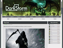 Tablet Screenshot of darkstormguild.com